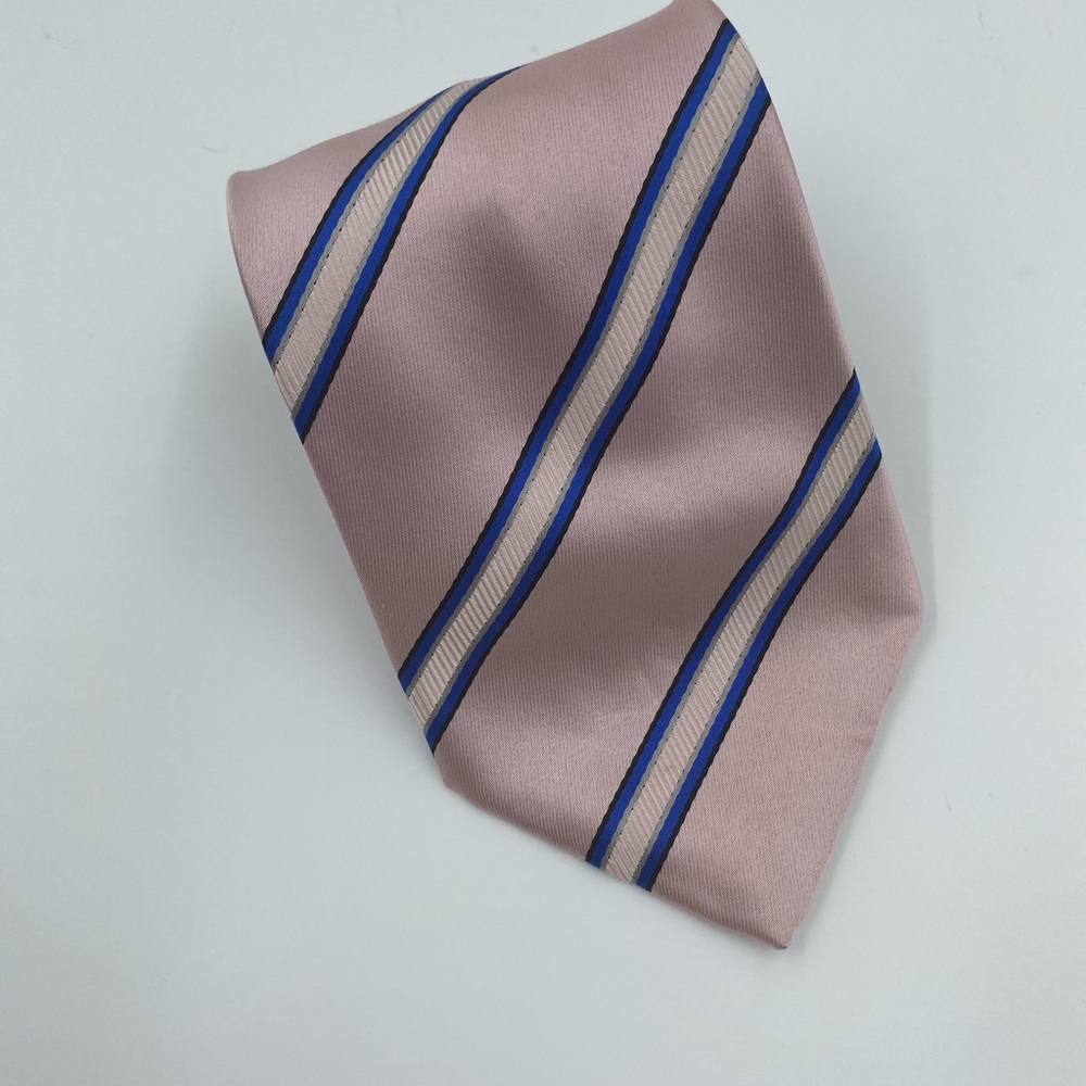 Dolcepunta Rare Pink Striped Men's Tie